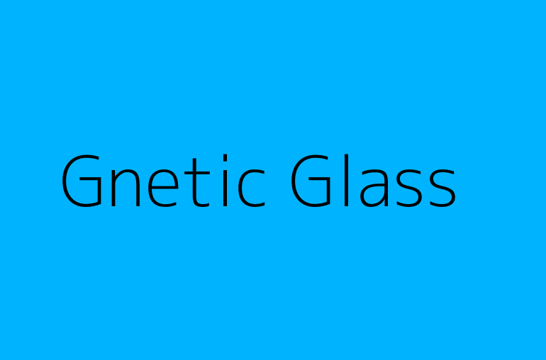 Gnetic Glass